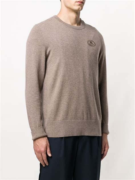 Embroidered Archive Logo Cashmere Sweater 